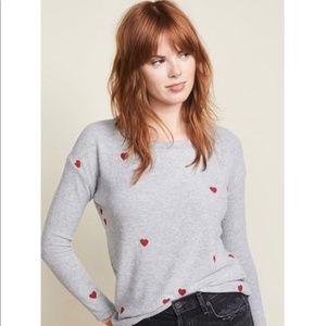 Valentines Day Red Hearts Sweatshirt Chaser Small